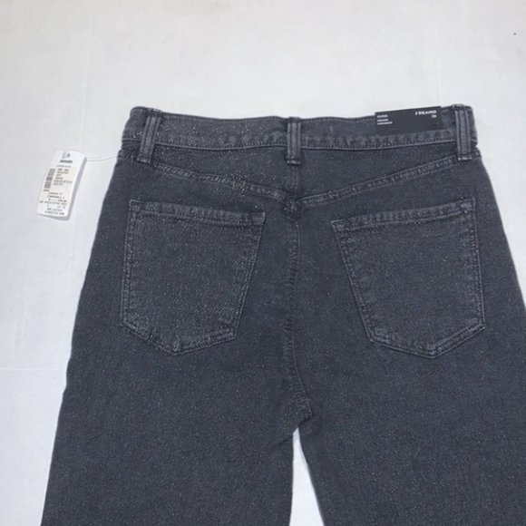 J Brand Alana black High-Rise Glittery Skinny Jeans size 26 - Picture 8 of 16
